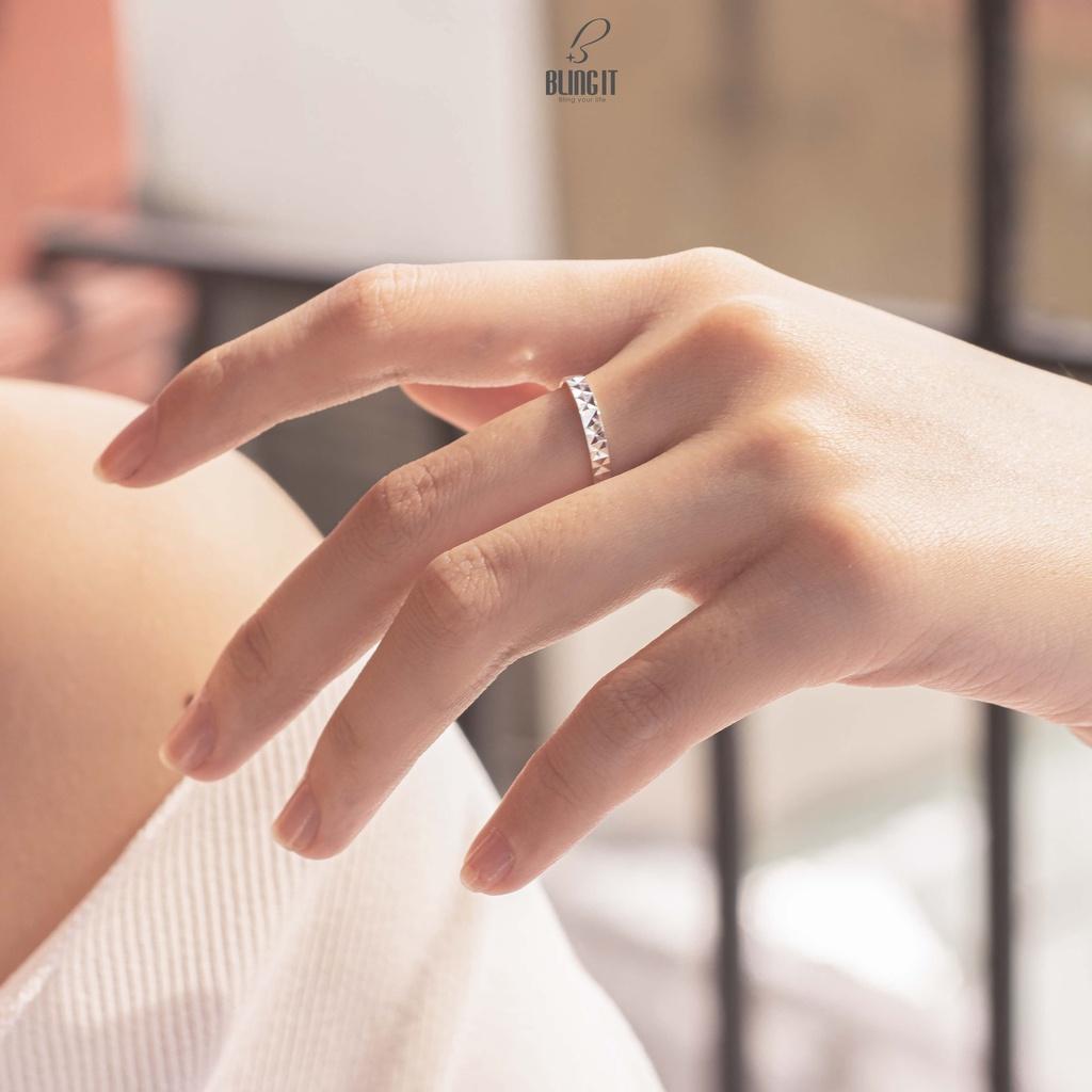 Nhẫn Bling It đường cắt lazer BIN301