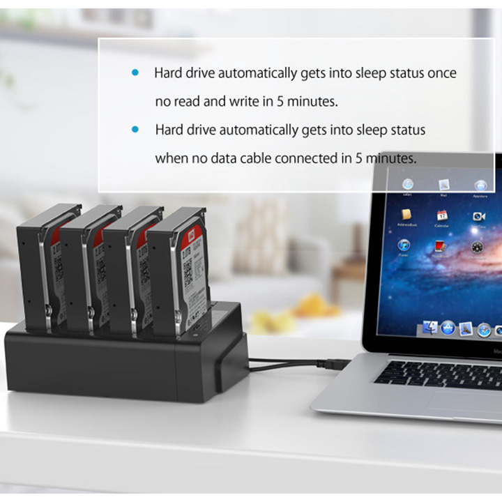 Dock ổ cứng clone 1 ra 3 USB3.0 6648US3-C