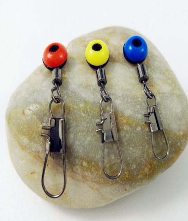 20 Fishing Float Bobber Stops Space Bean Sinker Connector Rolling Swivel Tackle