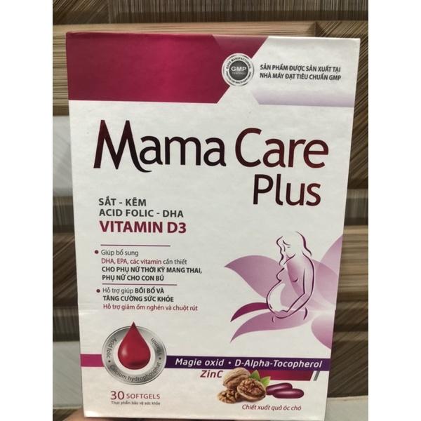 Mama Careplus - Bổ sung Sắt, Canxi, DHA, Omega 3,vitamin, khoáng chất cho phụ nữ có thai và sau sinh