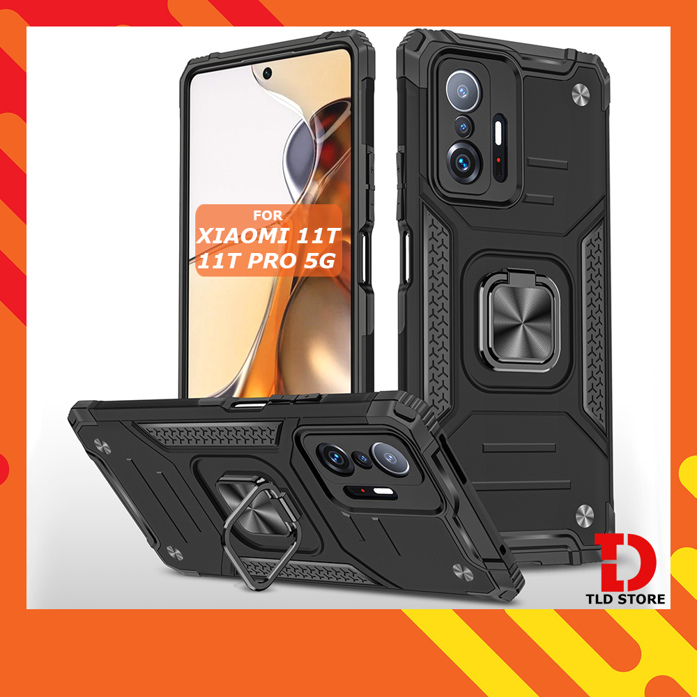 Ốp lưng cho Xiaomi 11T/11T Pro 5G chống sốc Kemeng kèm nhẫn xoay