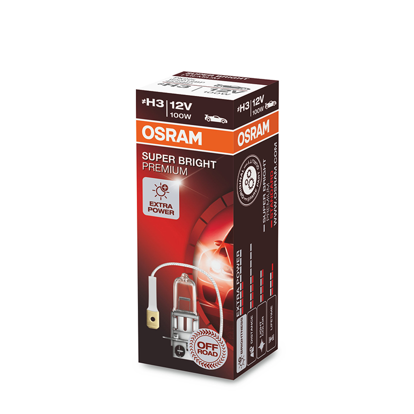 Bóng Đèn Halogen OSRAM Super Bright Premium H3 12V 100W