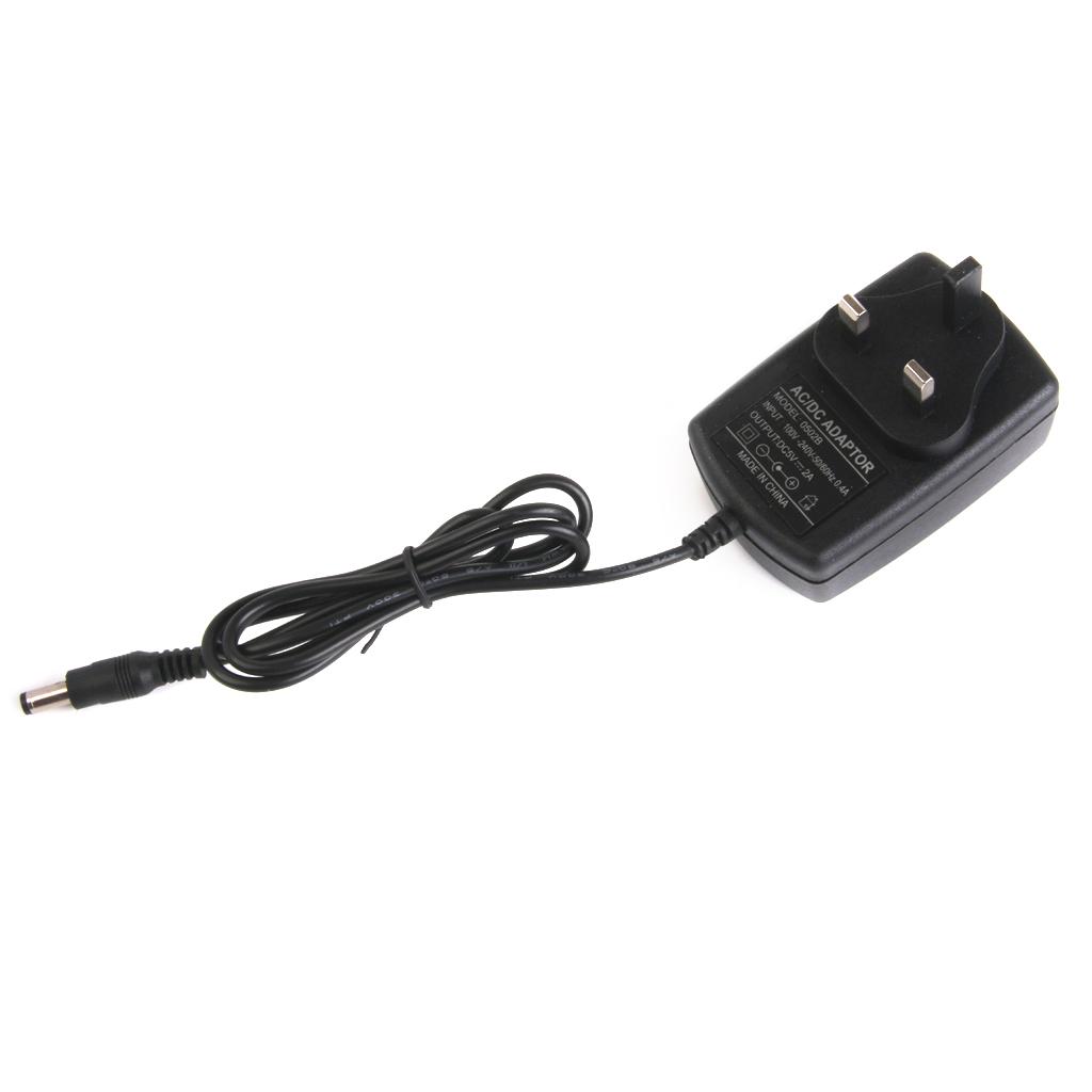 UK Plug AC 100-240V To DC 5V 2A Power Supply Charger Converter Adapter 5.5mm