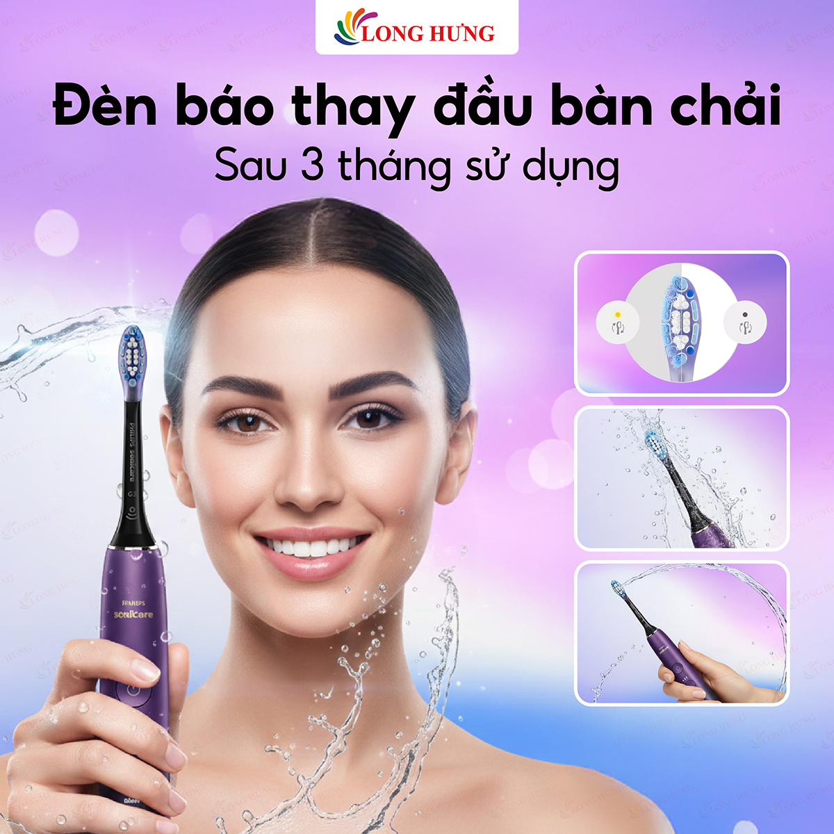 Bàn chải điện Philips Sonicare DiamondClean 9000 Series HX9911 - Hàng chính hãng