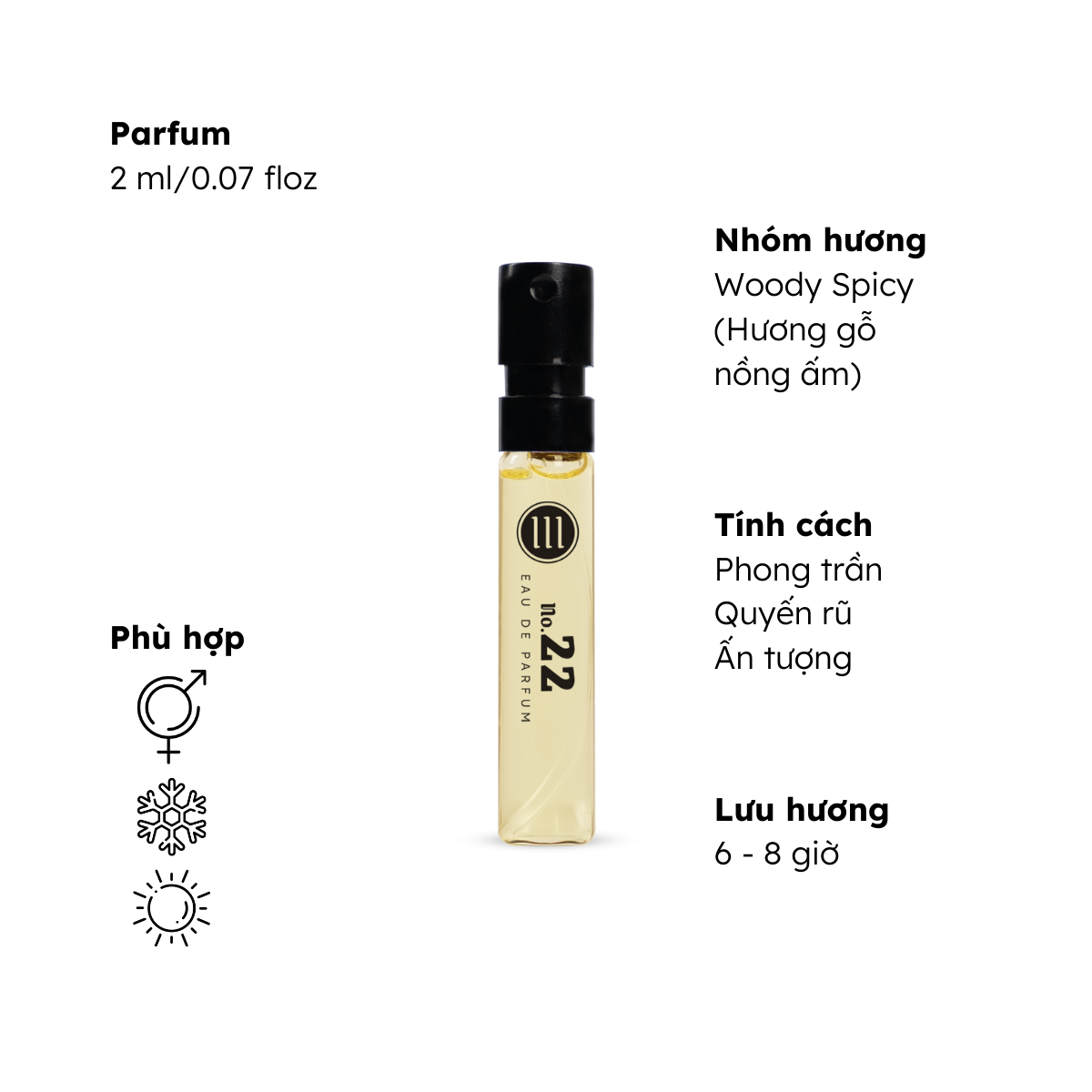 Nước hoa nam nữ Morra nguyên liệu nhập Pháp lưu hương thơm lâu - Combo 5 chai 2ml (COMBO 8)