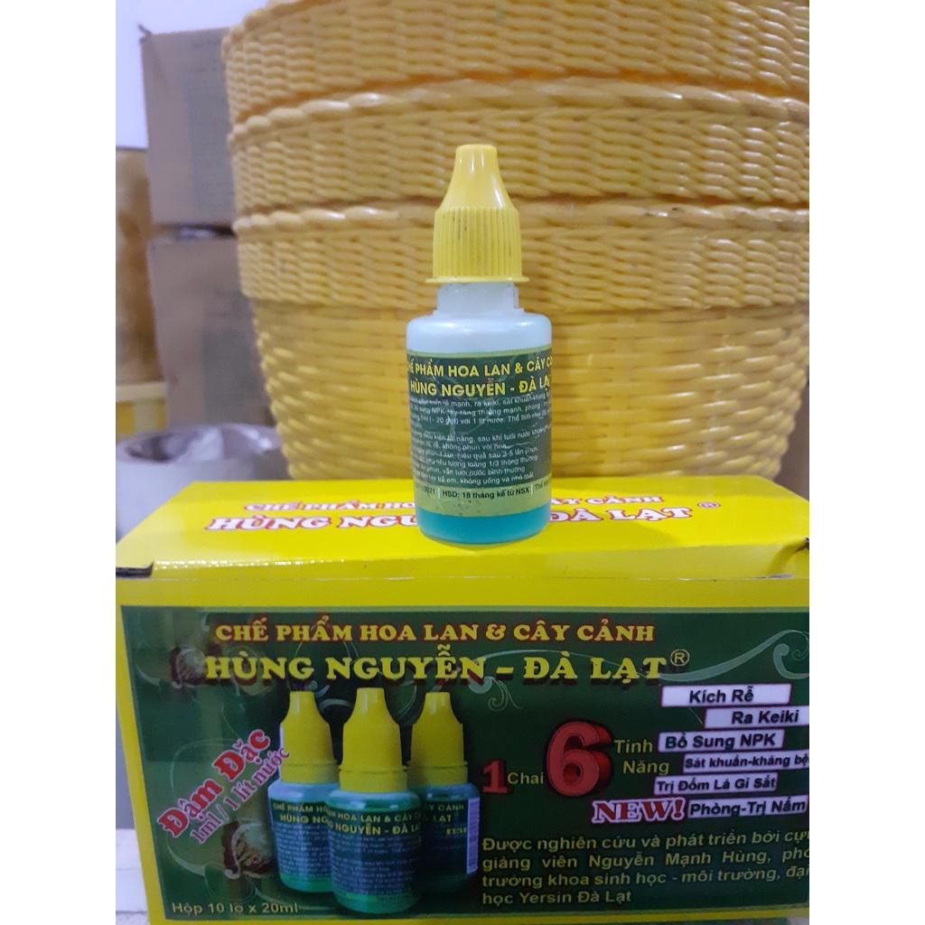 chế phẩm hoa lan (hùng nguyễn - đà lạt)/45k/chai, hộp 10 chai 450k.