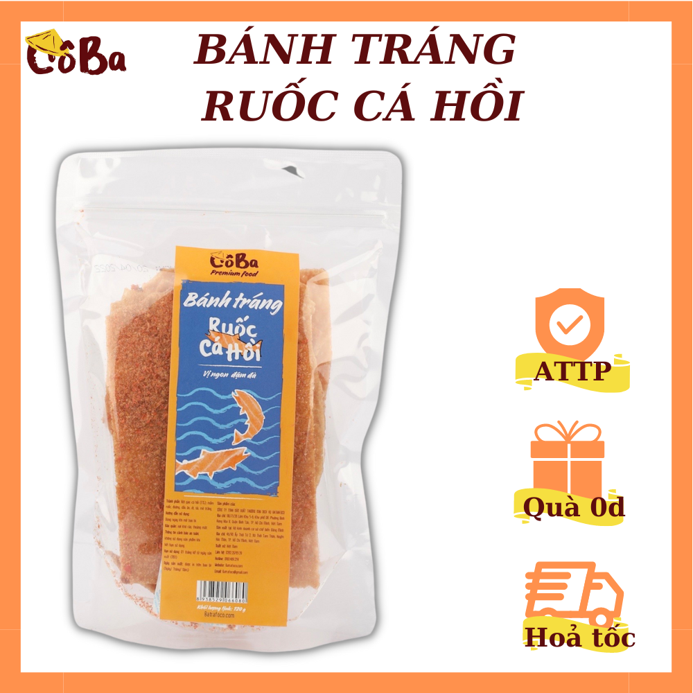 [Bán chạy] Combo bánh Tráng  Batrafood Mắm Tỏi + Khô Gà + Cá Hồi + Sốt Tôm Cay + Sốt Mắm Ruốc + Bánh Tráng Nướng Batrafood Mè Dừa đồ ăn vặt, mồi nhắm, mồi nhậu ngon, giá rẻ cho dân văn phòng, học sinh