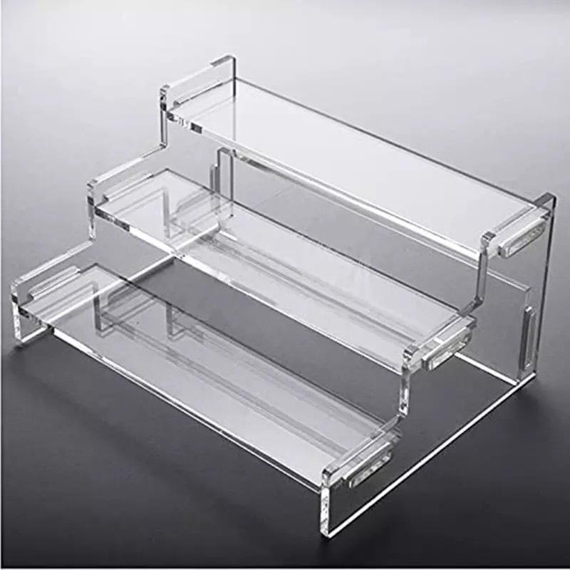 Acrylic Kệ mica dạng bậc thang, trưng bày sản phẩm