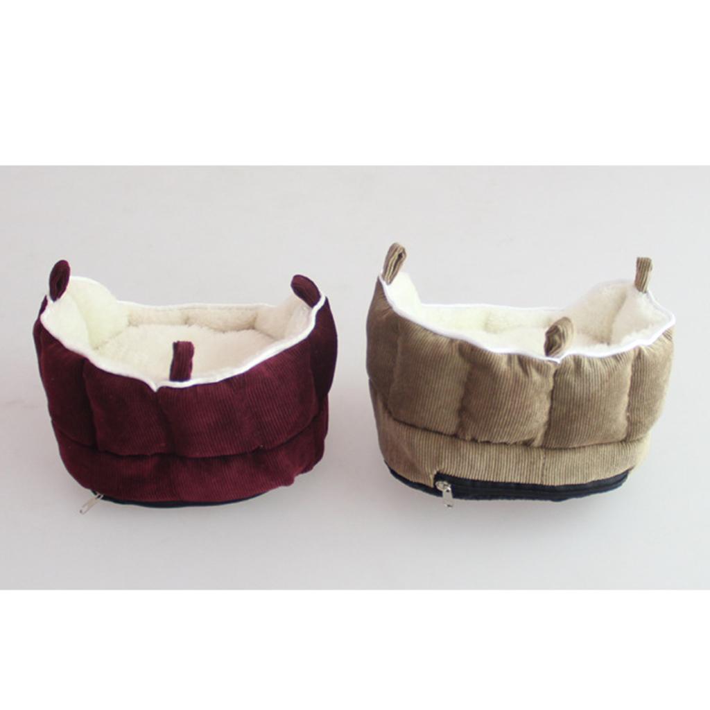 2Pcs Hammock House for Pet Ferret Rat Hamster Parrot Squirrel Bed Toy