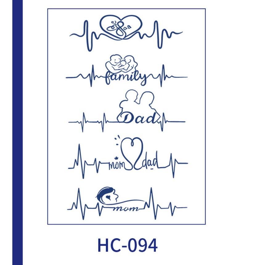 Hình Xăm Dán Tạm Thời Thảo Dược 15 Ngày mã HC094