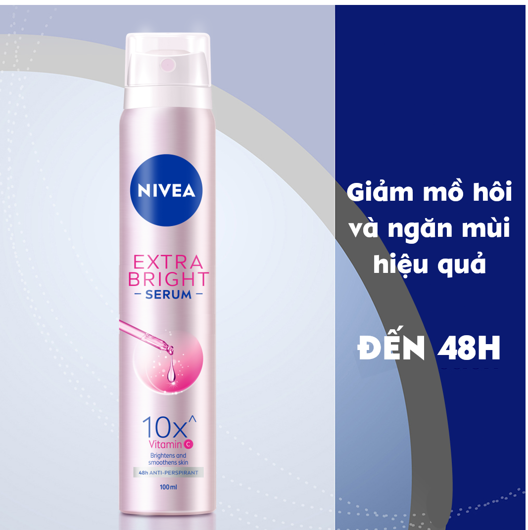 Lăn Ngăn Mùi NIVEA Extra Bright Serum | 10X Vitamin C (40 ml) - 80020