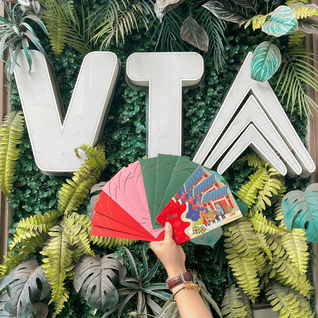 Set 5 Bao Lì Xì Hồng Oaky - Bao Lì Xì Tết Cao Cấp, Đơn Giản - Sang Trọng