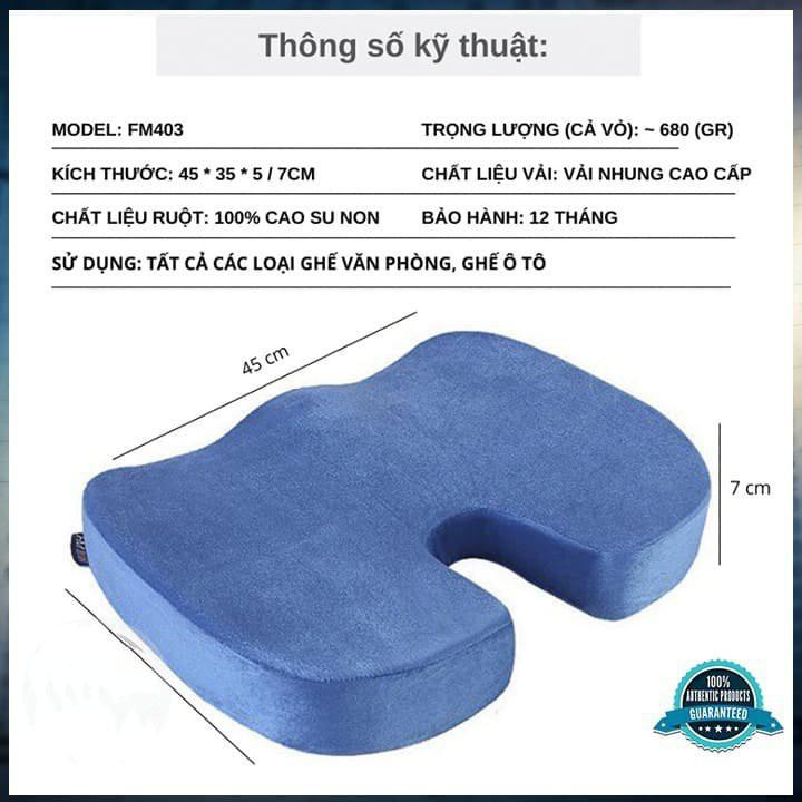 Gối lót văn phòng cao su non cao cấp - Home and Garden