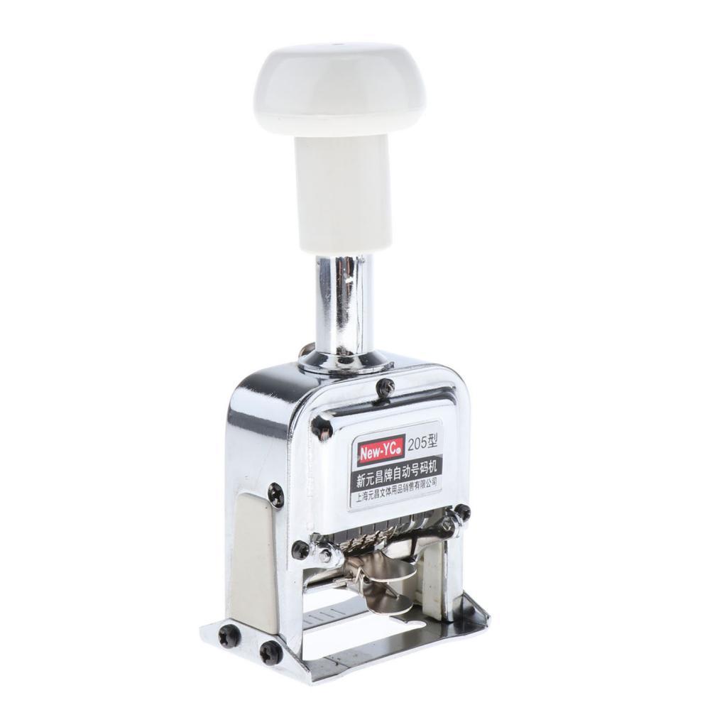 Kim Loại 5-Vị Trí Đánh Số Tự Động Máy Con Lăn Kỹ Thuật Số Đồ Bộ Tem