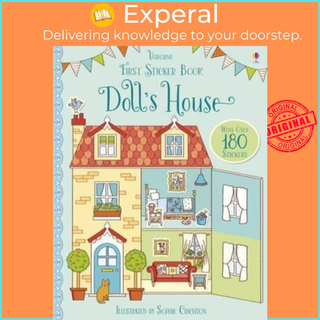 Sách - First Sticker Book Doll's House by Abigail Wheatley