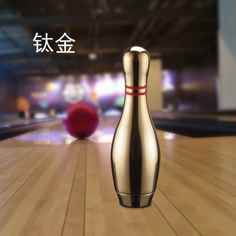 Hột quẹt bật lửa gas đá hình chai Bowling (xài gas)