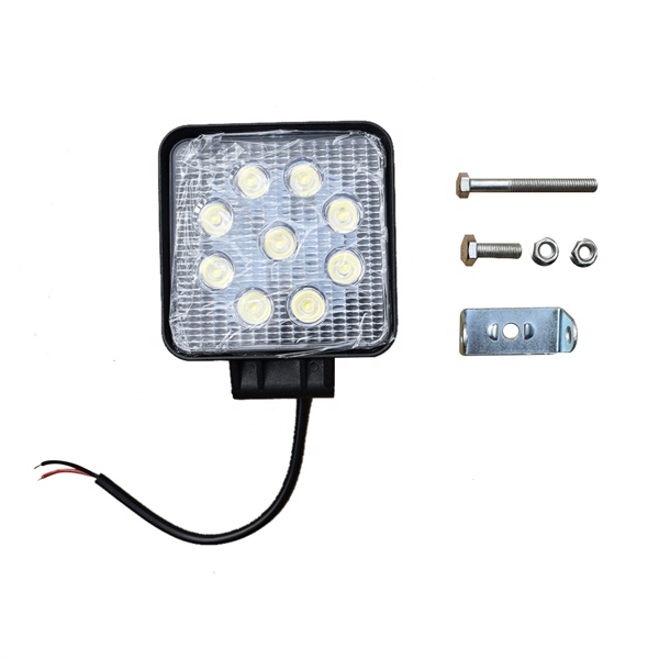 ĐÈN PHA LED 9 BÓNG 12V-48V 27W XE NÂNG DẦU/ ĐIỆN - HEAD LAMP FOR ALL FORKLIFT 12V-48V 27W