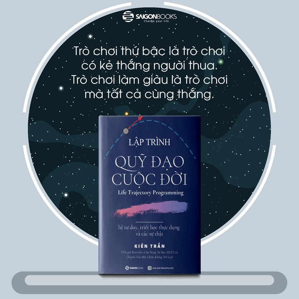 Lập trình quỹ đạo cuộc đời: hệ tư duy, triết học thực dụng và các sự thật - Tác giả Kiên Trần - NHỮNG BÀI HỌC QUAN TRỌNG TRONG ĐỜI BẠN CẦN BIẾT