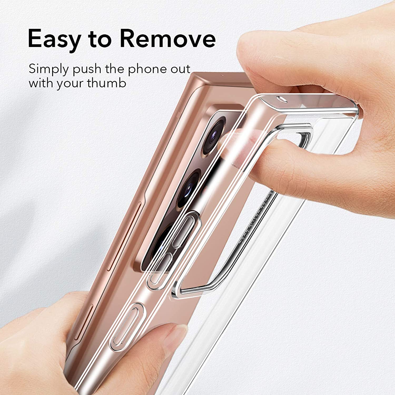 Ốp Lưng cho Samsung Galaxy Note 20 / Note 20 Ultra ESR Echo Tempered Glass Hard Case - Hàng Nhập Khẩu