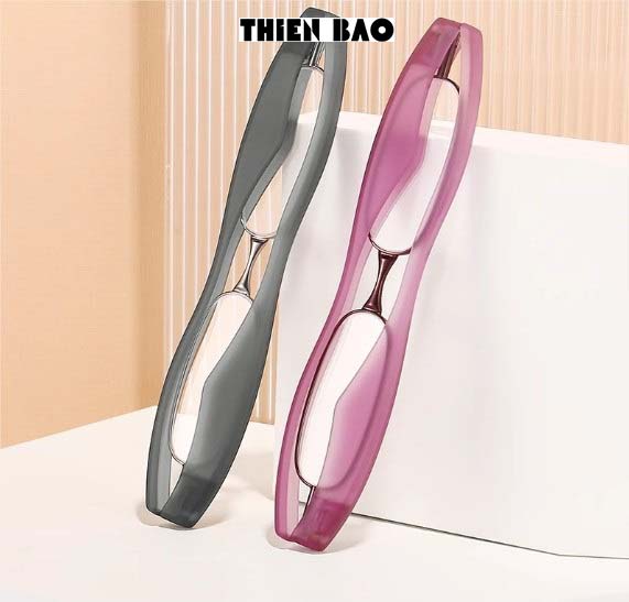 Kính lão thị viễn thị, kính đọc sách xoay 360 độ tròng Nhật siêu gọn bỏ túi Nam nữ KV1X HÀNG ĐẸP cứng cáp loại I