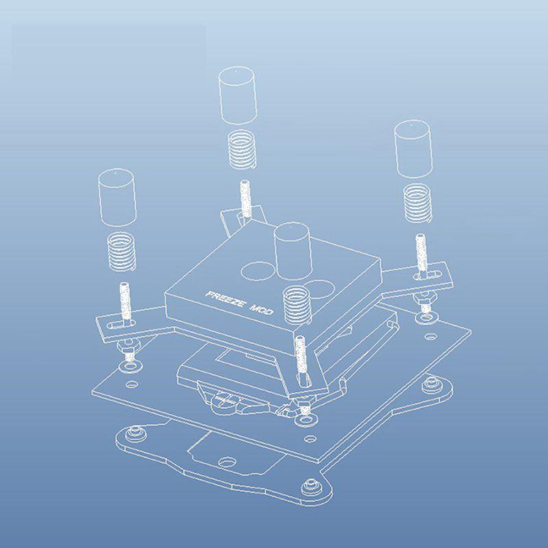 Bộ Tản Nhiệt Nước Bằng Đồng Cho Cpu Máy Tính G1/4