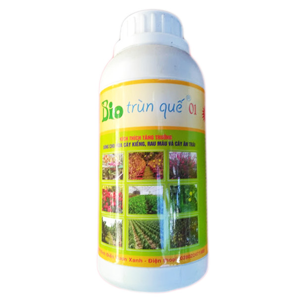 Phân bón hữu cơ sinh học Dịch trùn quế thủy phân - Phân trùn quế BIO 01 kích thích ra rễ và tốt lá
