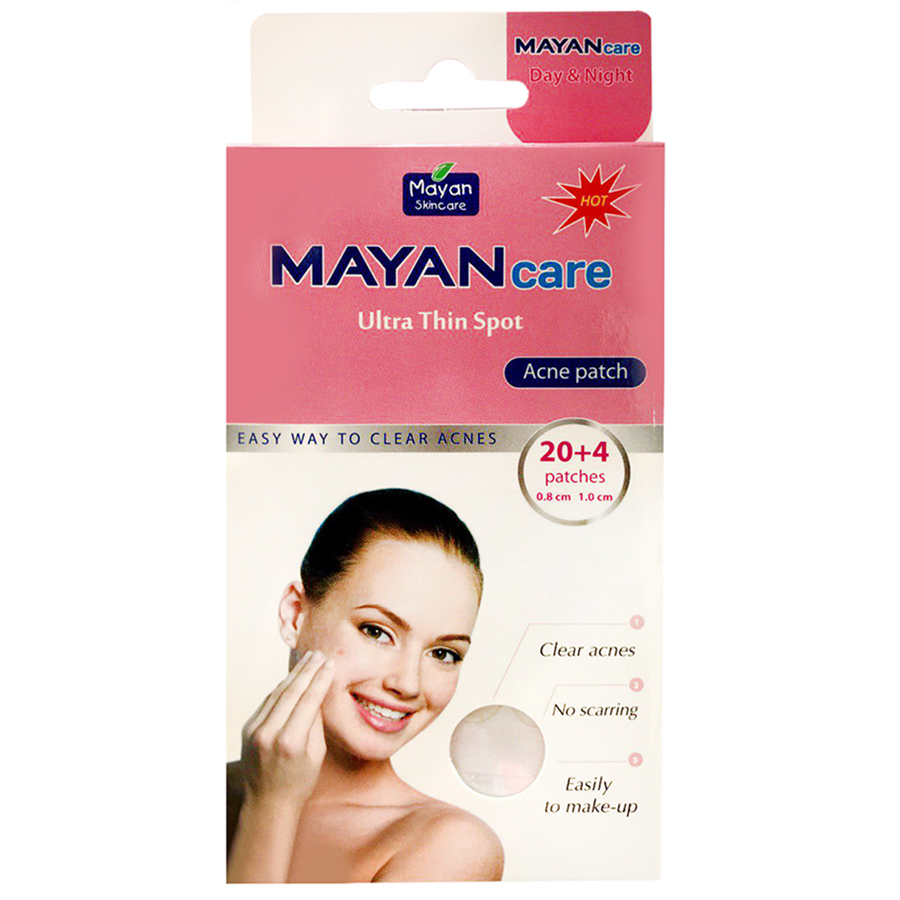 Combo 3 Miếng Dán Giảm Mụn Mayancare 20 Miếng (0.8cm)