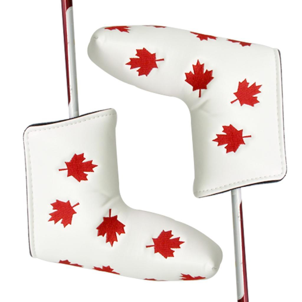 Waterproof Golf Blade Putter Head Cover Boot Headcover Protector Boots White