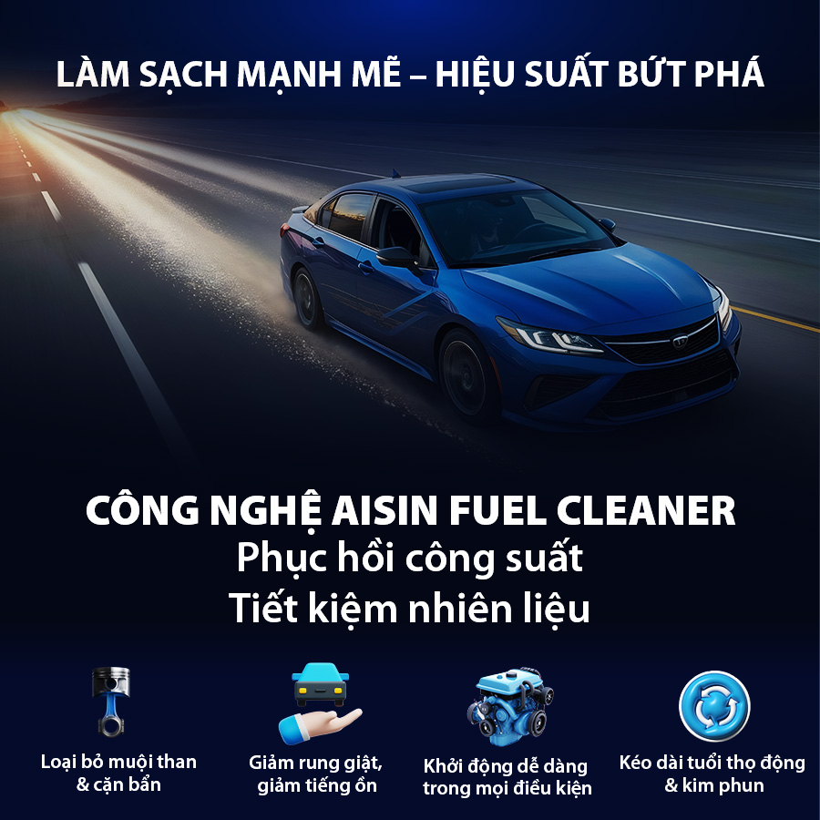 DUNG DỊCH VỆ SINH BUỒNG ĐỐT KIM PHUN AISIN – LÀM SẠCH MẠNH MẼ, PHỤC HỒI HIỆU SUẤT ĐỘNG CƠ XĂNG