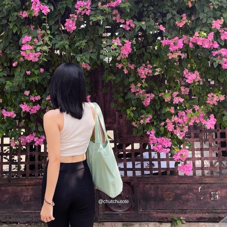 T256-T257/ Túi Vải Tote Thời Trang Đi Học Đi Chơi Form Rộng To Đựng Laptop
