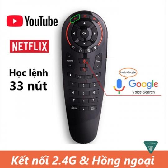 Chuột bay g30s khiển giọng giọng nói Air Mouse Remote Voice học lệnh 33 phím