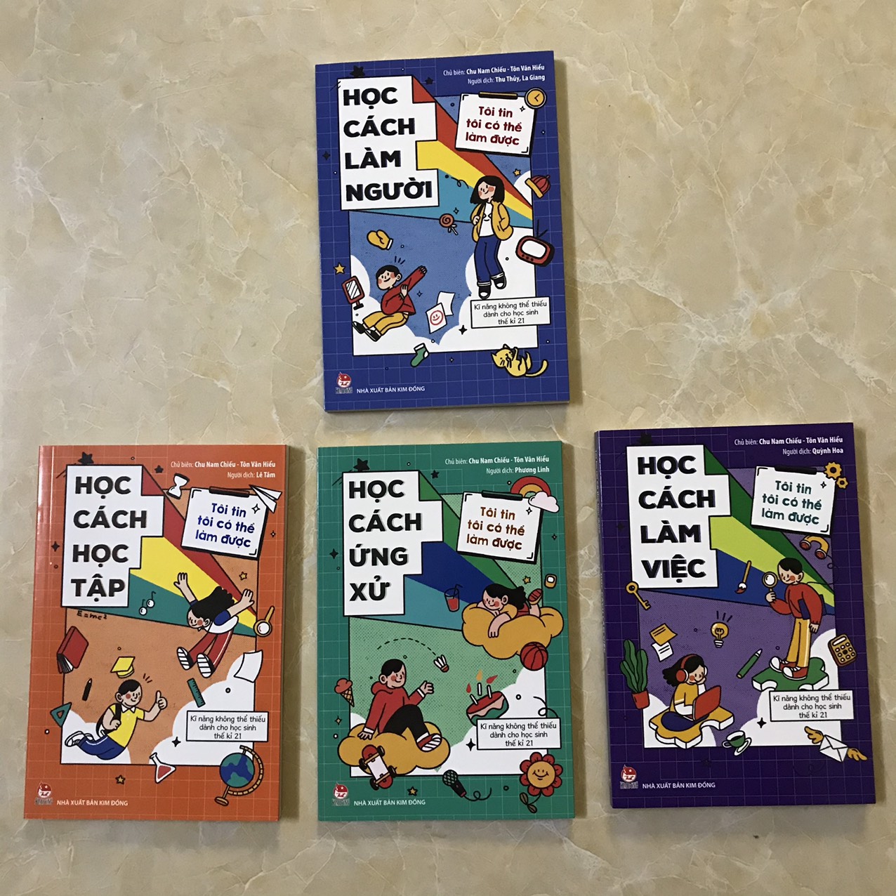 Combo 04 cuốn Tôi tin tôi có thể làm được : Học cách làm người; Học cách ứng xử; Học cách học tập; Học cách làm việc;