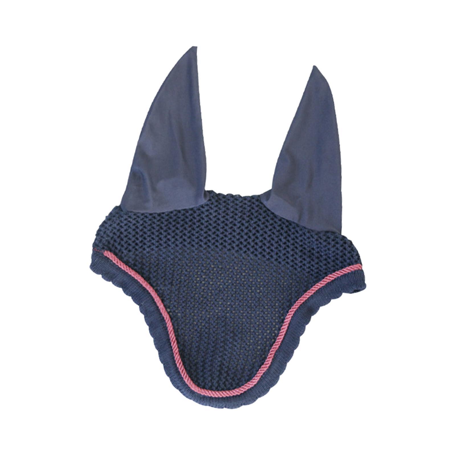 Horse Ears Fly Horse Ear Cover Horse Equipment Net Ear Protector Horse Riding Meshed Durable Lightweight Comfortable Soft