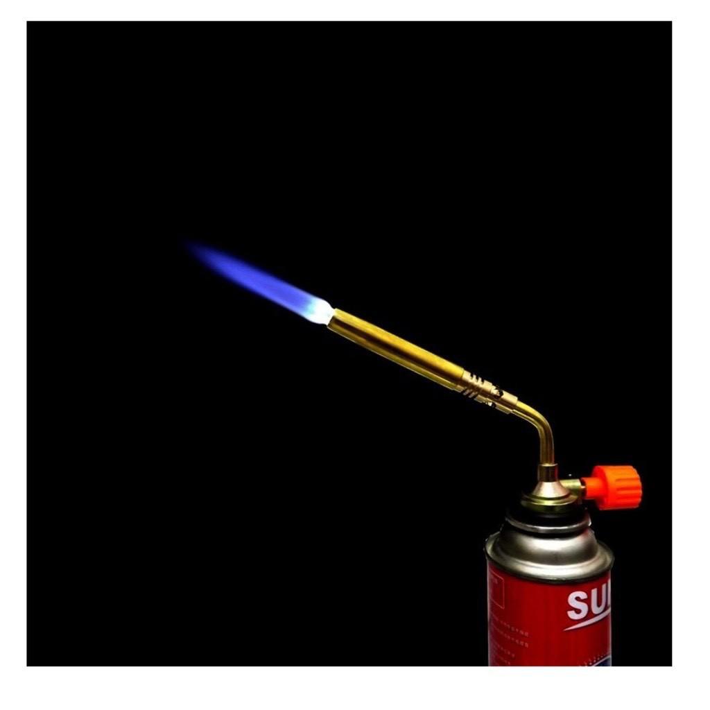 Đèn Khò ống đồng Kt-2104 Sử dụng bình gas mini - Đầu khò gas cầm tay khò 1 ống