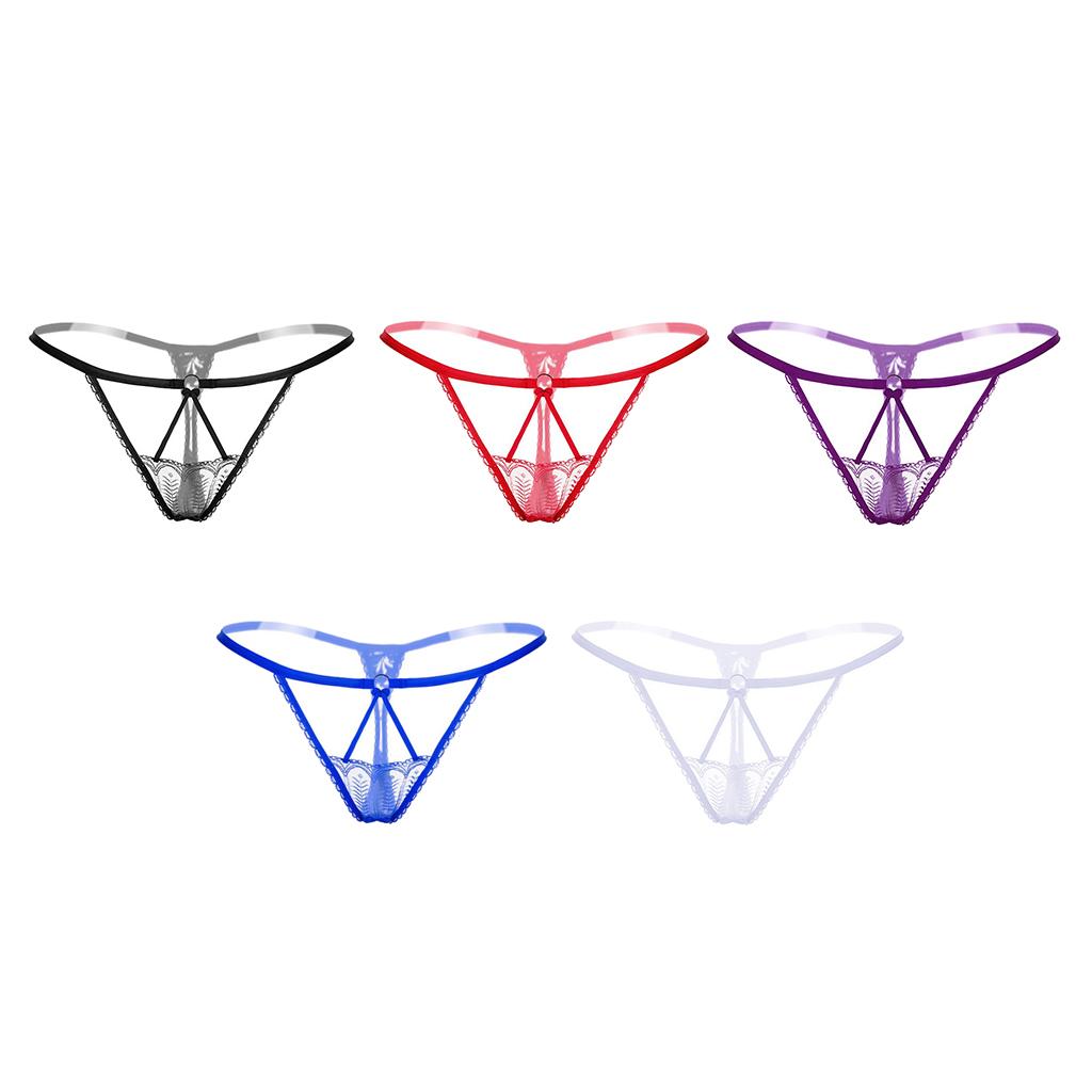 Women's String Panties Lace Thin Thongs T-back G Strings Panties Panties Underwear