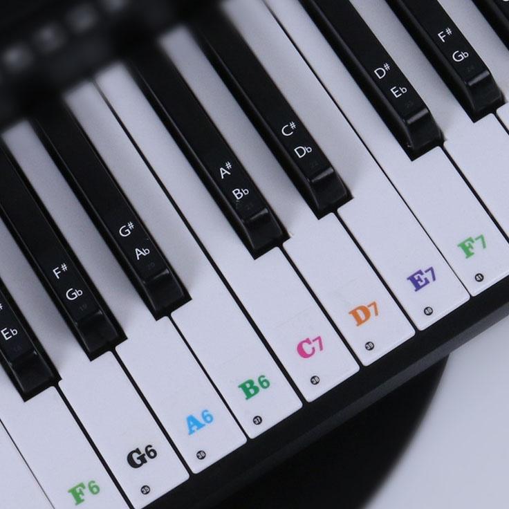 Miếng dán nốt nhạc trên đàn Piano, Organ | Piano Sticker - Decal