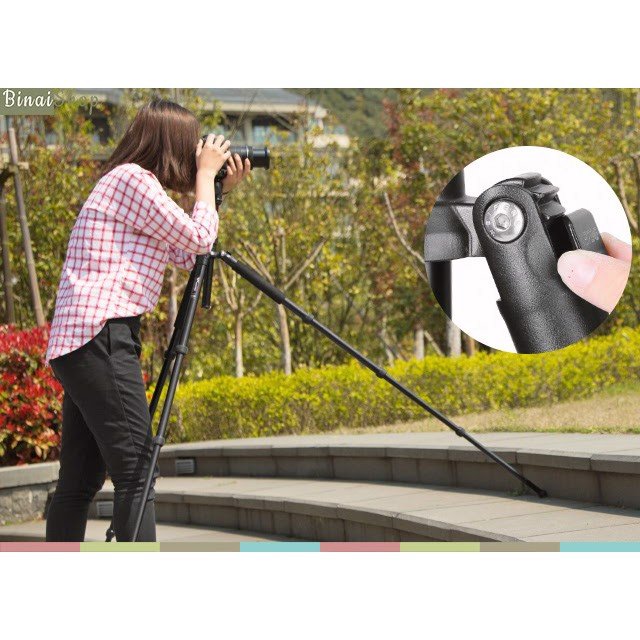 Weifeng WF-6620A - Chân Đế Tripod Máy Ảnh (1.6m)- Hàng chính hãng