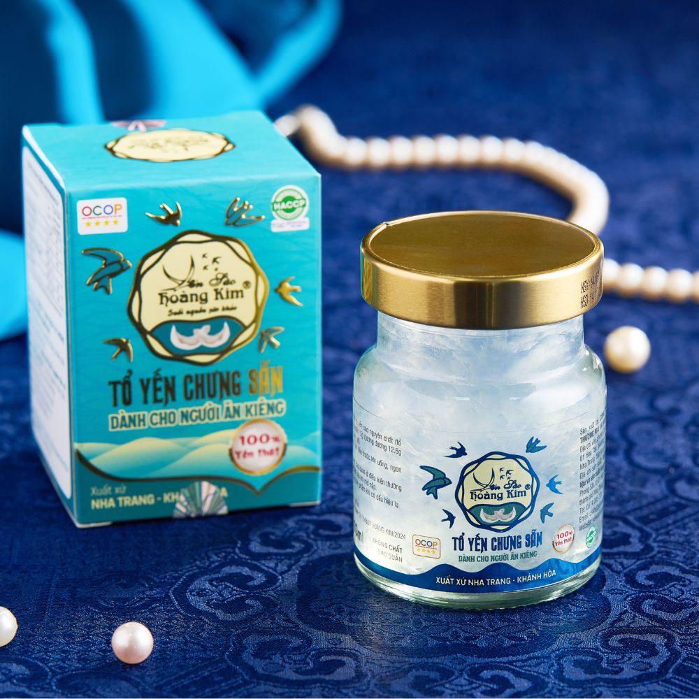 Combo mua 10 tặng 1 Yến Hũ Chưng Sẵn Ăn Kiêng Hoàng Kim (Không Đường) - Dùng Cỏ Ngọt Tự Nhiên - OCOP 4 Sao