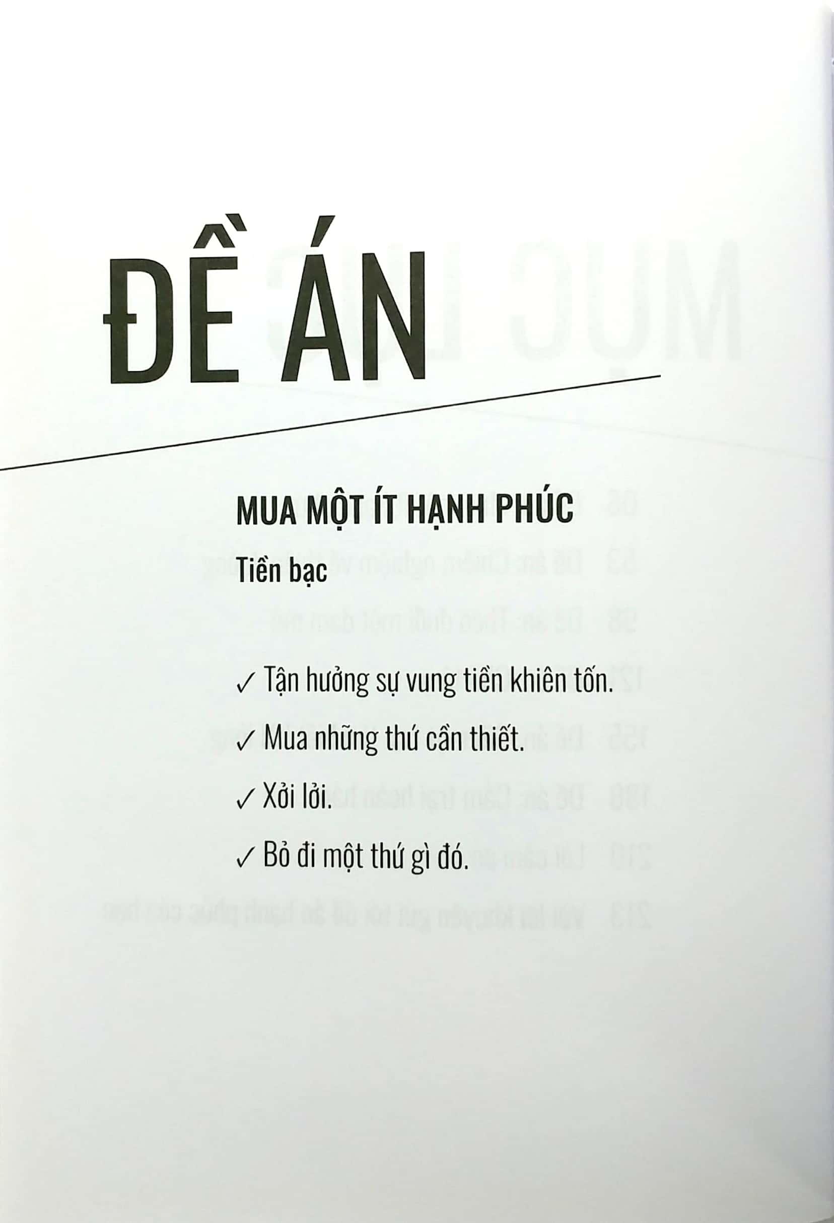 Đề Án Hạnh Phúc - Bí Mật Của Sự Thật Huy Hoàng