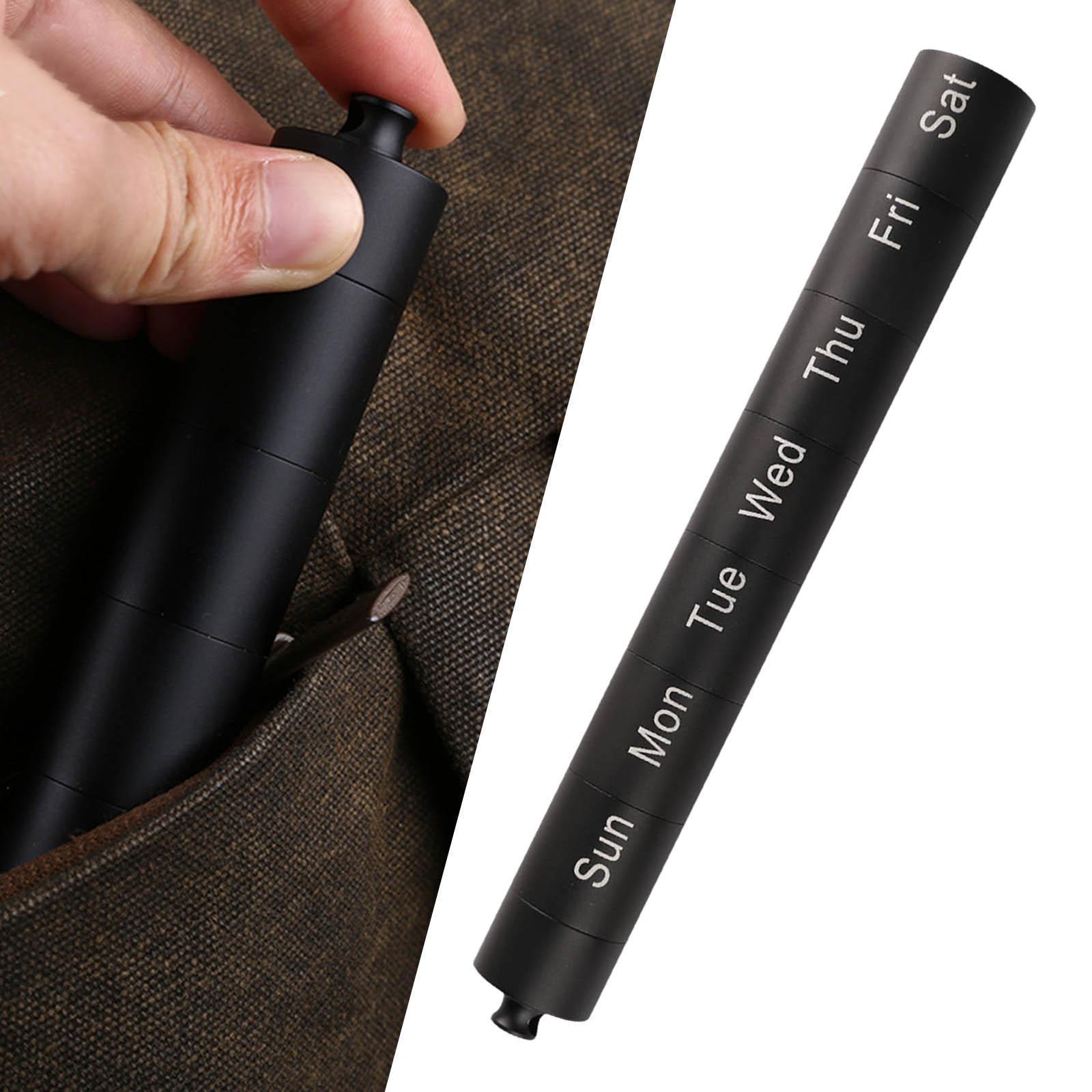 Weekly  Organizer  Container Detachable  Holder Storage Box