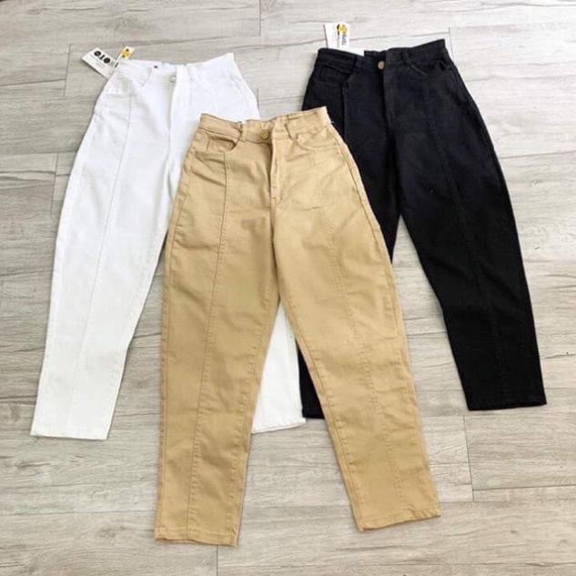 Quần baggy kaki khóa 1 ly đẹp
