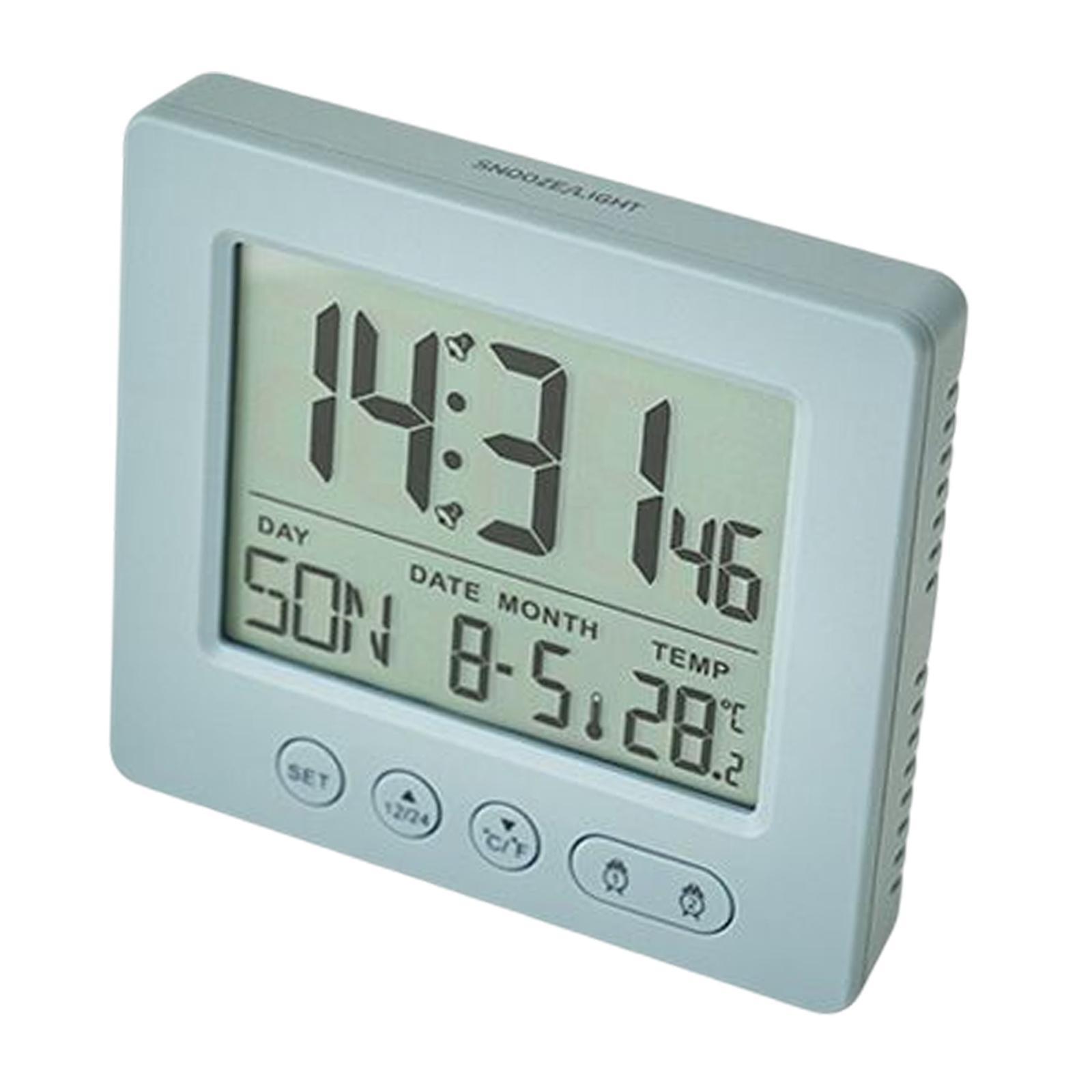 Multifunctional Digital Clock, Time Week Date Temperature Display Modern Night Light Table Clocks for Decorations Shop Dining Room Home