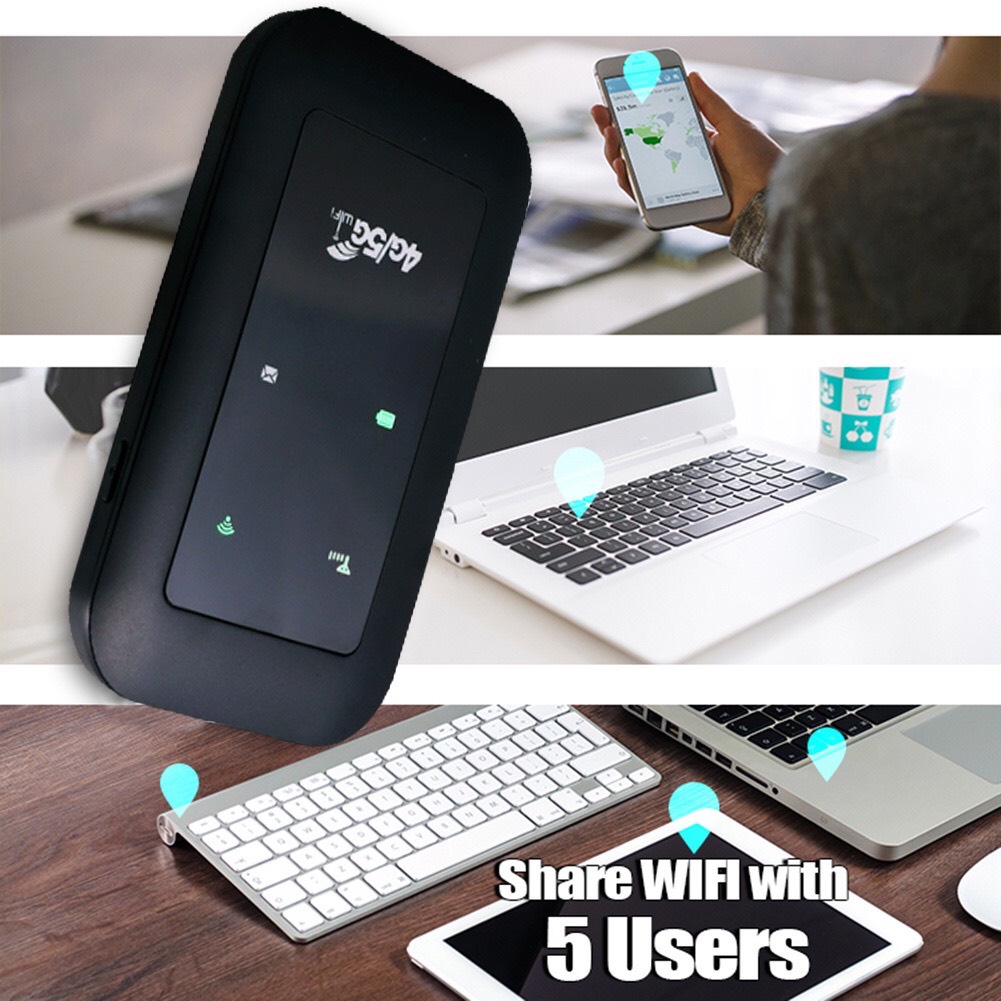 Bộ Phát Wifi 3G 4G OLAX WD680 Tốc Độ 150Mb Dùng Sim Tất Cả Nhà Mạng, Nhỏ Gọn Tiện Lợi - Hàng Chính hãng