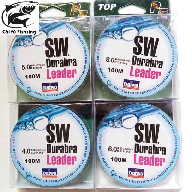 Dây Dù Câu Cá siêu bền Daiwa Leader SW 100m - Cái fù Fishing