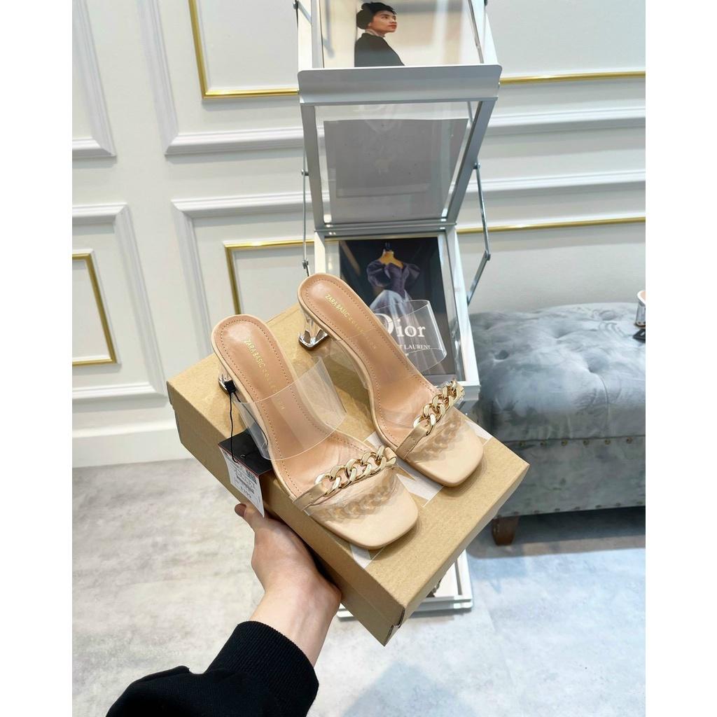 GUỐC QUAI MICA MỀM DÂY XÍCH NGANG GÓT TRONG - 6P