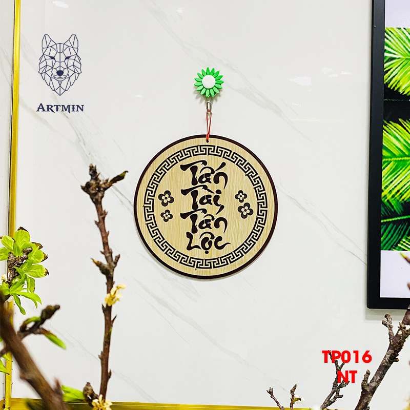 Chữ Tấn Tài Tấn Lộc - Đại Cát Đại Lợi Thư Pháp - Trang Trí Nhà Cửa - Tết