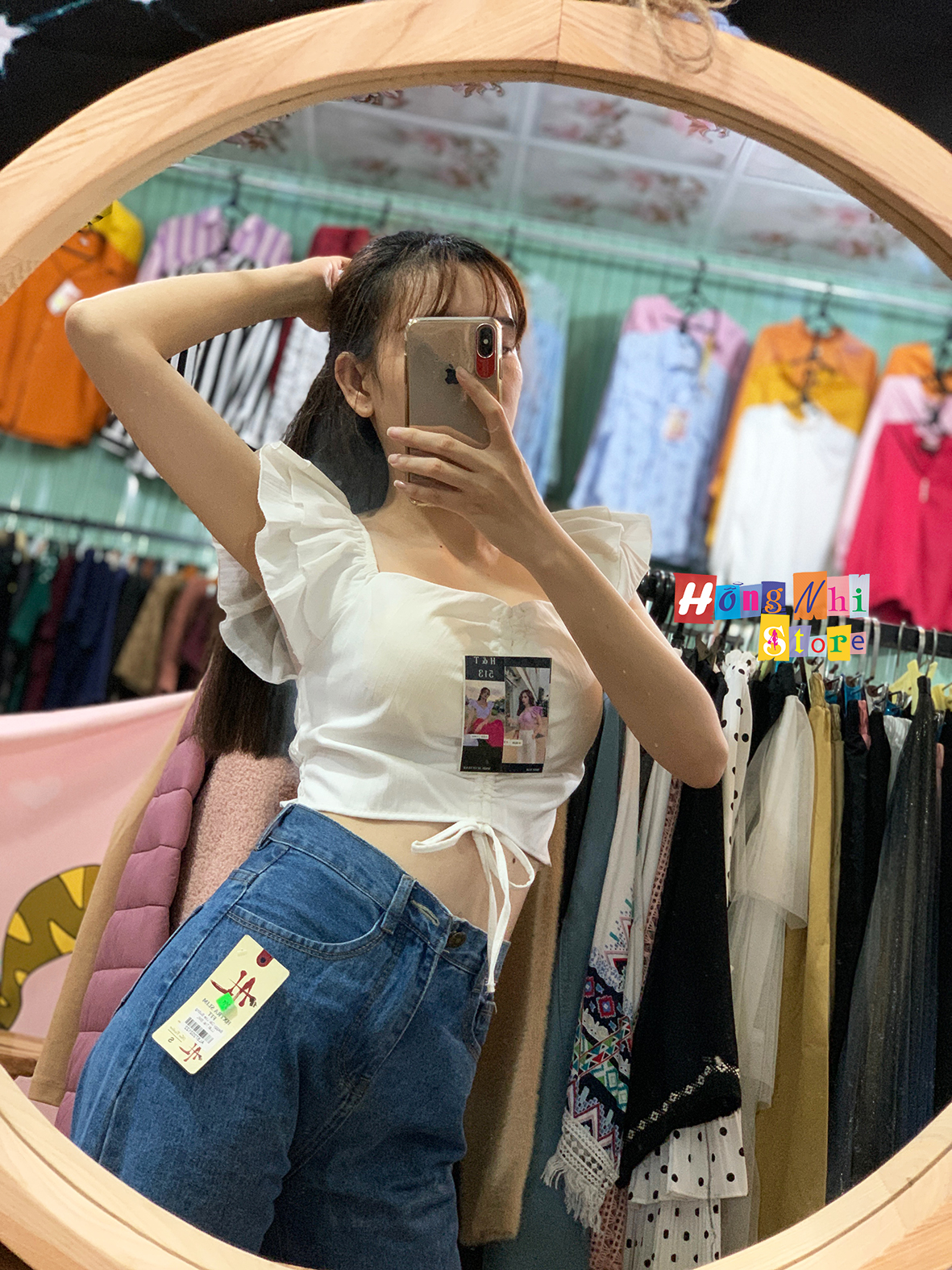 Áo Croptop Bẹt Vai Có Mút Ngực Tay Cánh Tiên Gợi Cảm