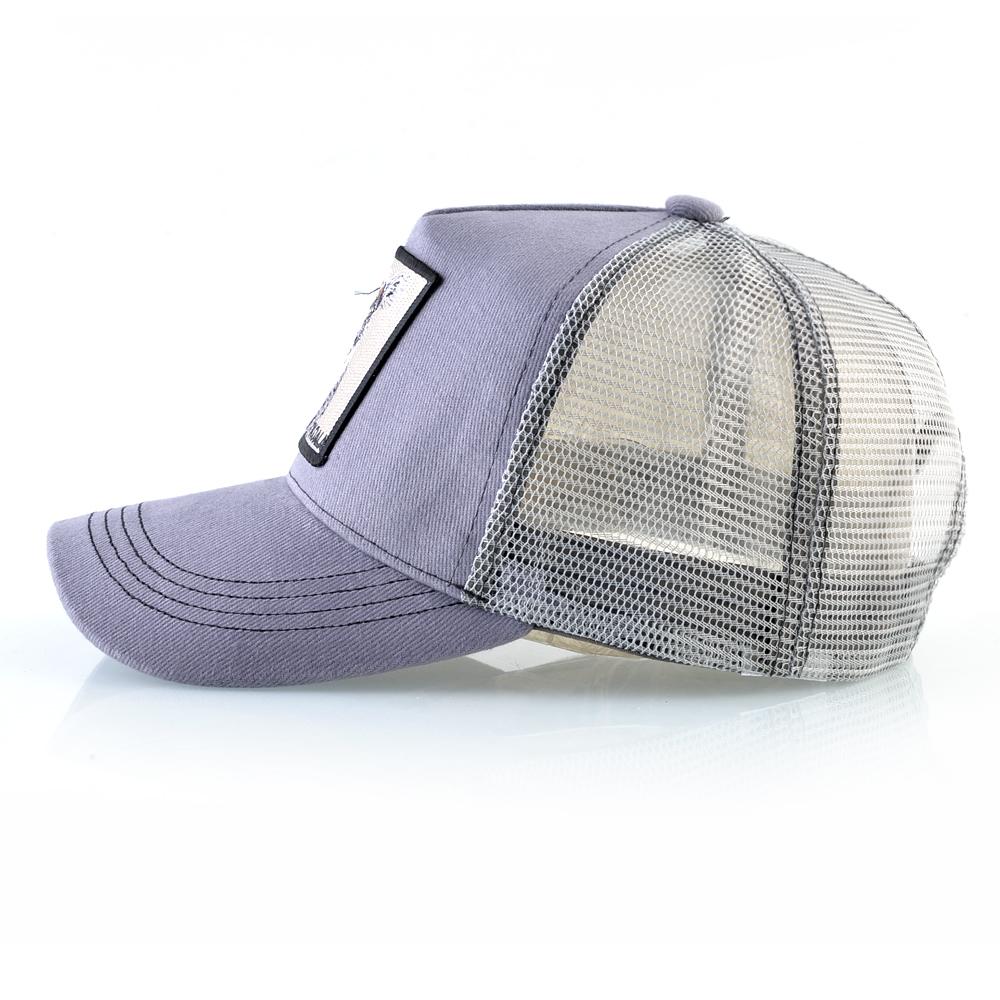 Mũ bóng chày thời trang nam nữ Snapback Mesh Mũ bóng chày Thêu Color: Dark Grey