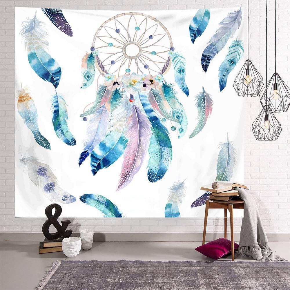 Bắc Âu thảm trang trí mandala trang trí thảm trang trí phòng ngủ in ấn kỹ thuật số phòng treo tường thả