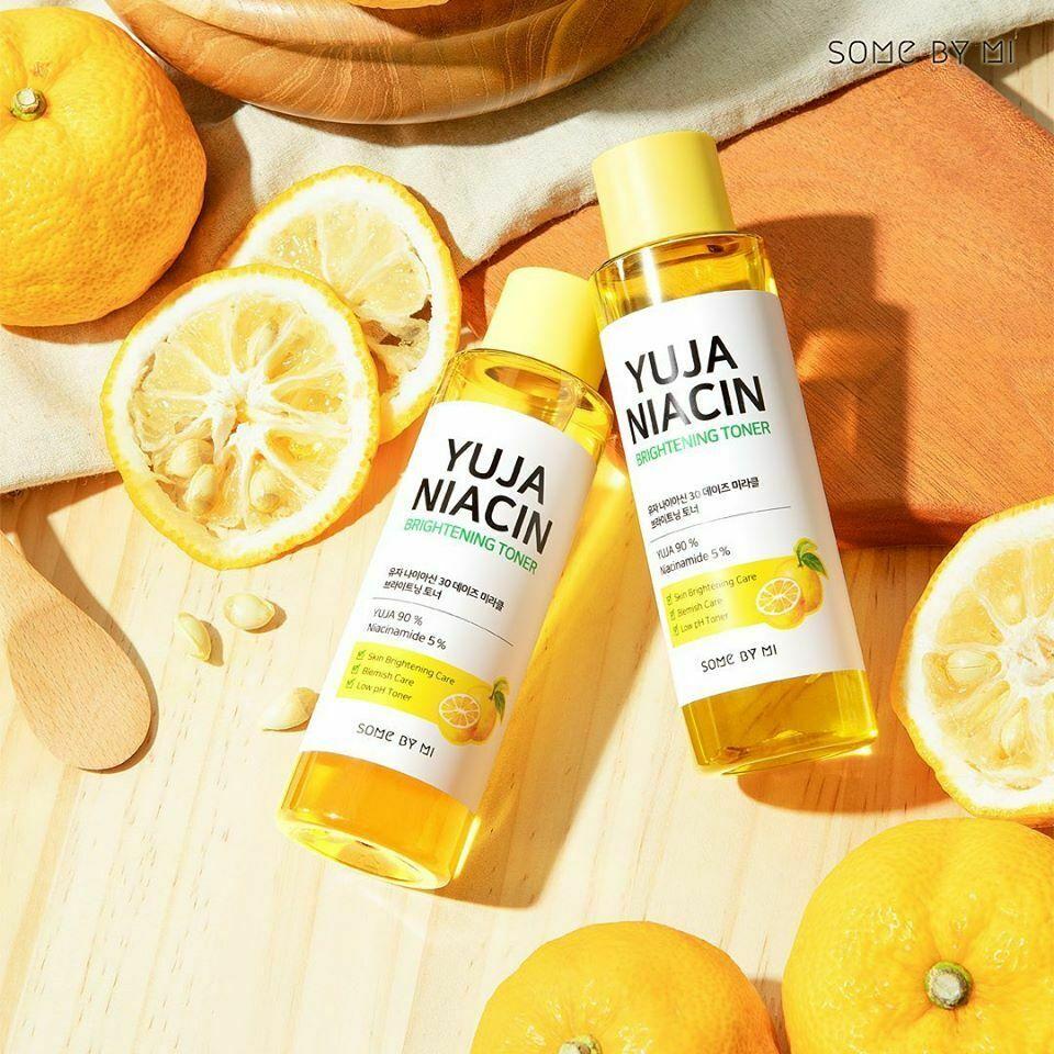 Nước hoa hồng dưỡng sáng da, làm mờ thâm Some By Mi Yuja Niacin Brightening Toner 150ml + Băng Đô Tai Mèo Xinh Xắn ( Màu Ngẫu Nhiên)